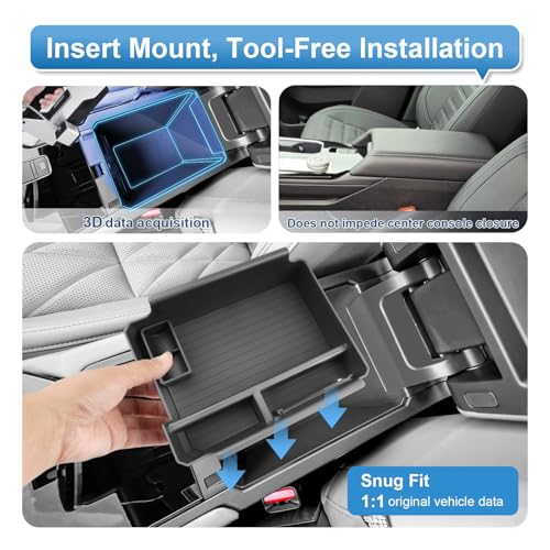 2025 2026 Outlander Center Console Organizer for Mitsubishi - Product Imagery