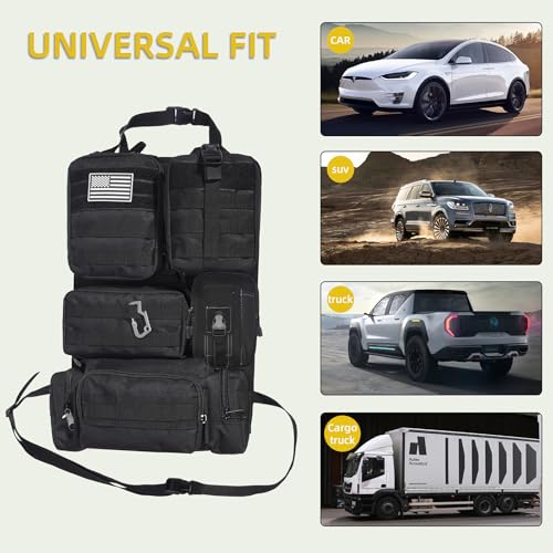 Tactical Car Seat Back Organizer,Tactical Molle Seat Back - Product Imagery