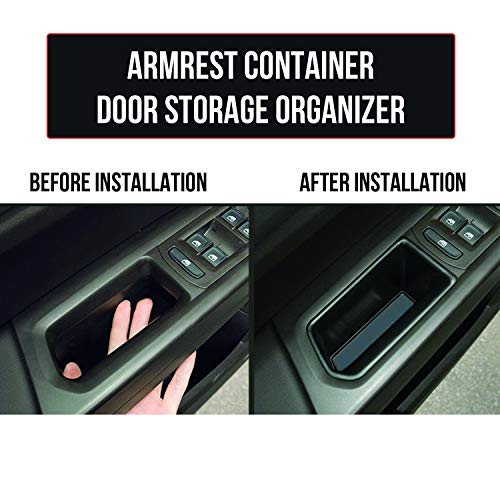 4PK Armrest Container Door Storage Organizer Box Tray Handle for - Product Imagery