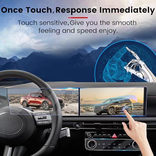 GFJNFG Tucson Screen Protector for (3Pcs) 2026 2025 Hyundai - Product Imagery