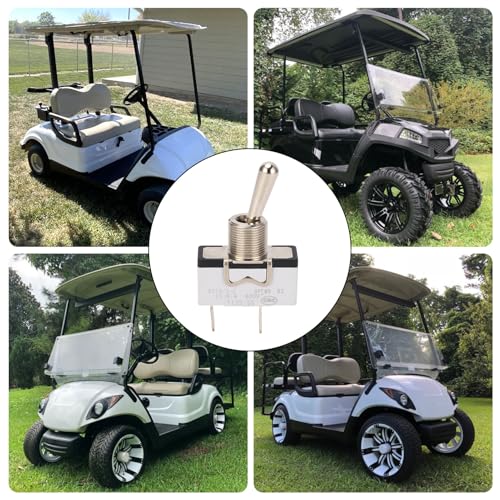 Golfcart Electric Toggle Switch: High Performance Metal - Product Imagery