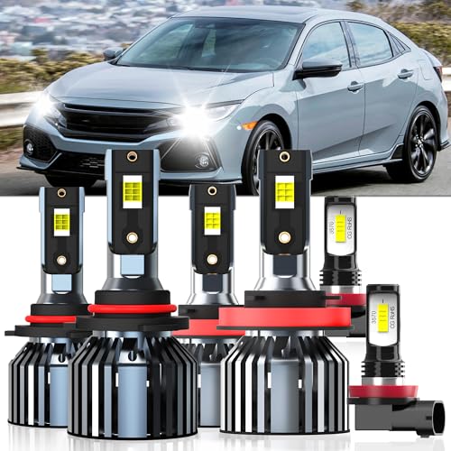 Lights Fit For Honda Civic 2014-2015 Coupe & 2016-2020, 9005 - Product Imagery