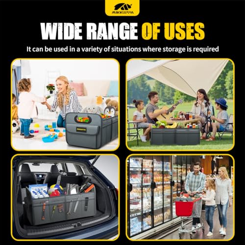 MIKKUPPA Car Trunk Organizer - 70L Collapsible SUV Trunk - Product Imagery