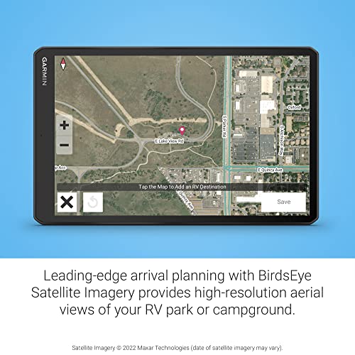 Garmin RV 1095, 10” GPS RV Navigator, Custom RV Routing - Product Imagery
