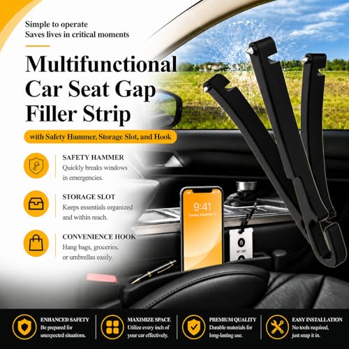 2 Pack Car Seat Gap Filler Compatible with Subaru Outback - Product Imagery