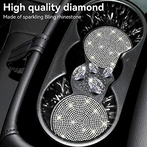 SINGARO Bling Cup Holder Coasters for Car, 2PCS Universal - Product Imagery