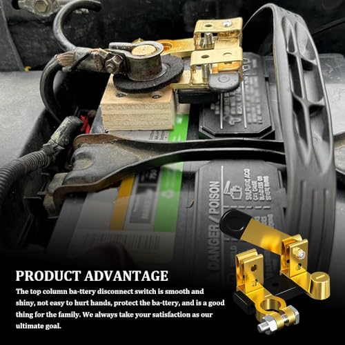 Battery Disconnect Switch, Battery Switch 12V, Top Post Knife - Product Imagery