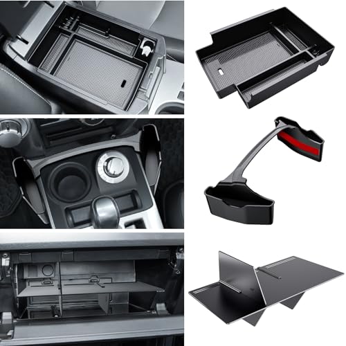 DIAMOOKY 3PCS Center Console Organizer for Toyota 4Runner - Product Imagery