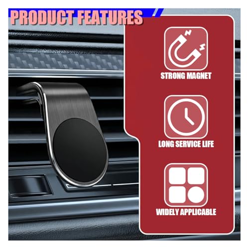 Magnetic Car Phone Holder, 360° Rotatable Adjustable Car Air - Product Imagery