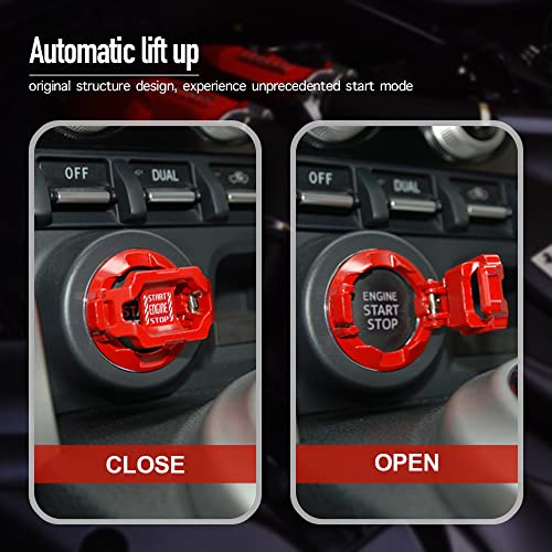 𝙊𝙧𝙞𝙜𝙞𝙣𝙖𝙡 | Tybasthe Push Start Button Cover, Car Engine - Product Imagery