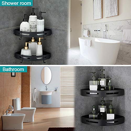 Adhesive Corner Shelf Bathroom Shower Caddy Organizer for - Product Imagery