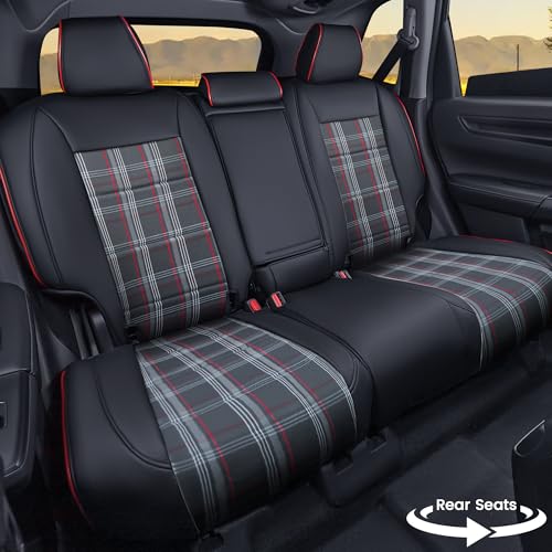 HKZ Fit CRV Car Seat Covers Full Set for Honda CR-V 2023 2024 - Product Imagery