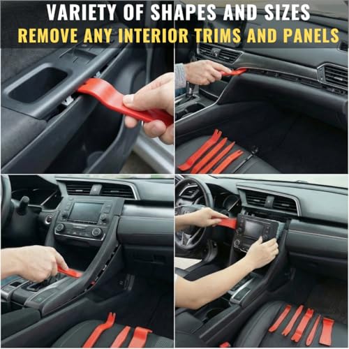 Auto Trim Removal Tool Set (No Scratch Plastic Pry Tool Kit) - - Product Imagery