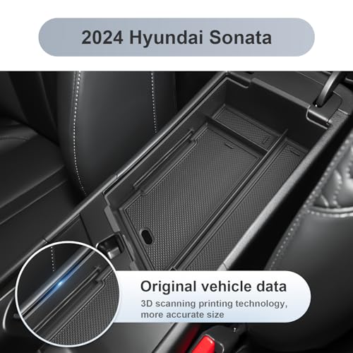 SKTU for 2024 2025 2026 Hyundai Sonata Center Console Organizer - Product Imagery