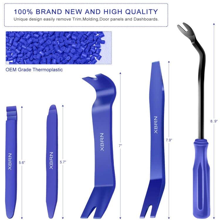 XBRN Auto Trim Removal Tool Kit,13 Pcs Car Panel Door Window - Product Imagery
