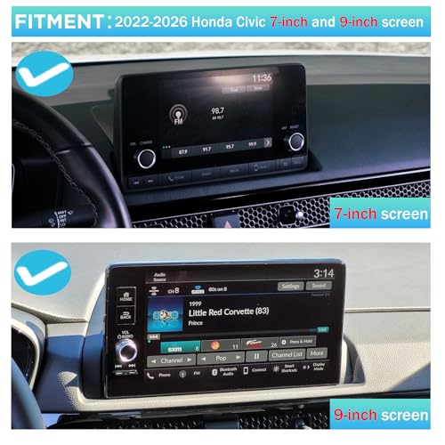 Dashboard Tray for 2022-2026 Honda Civic 7/9-Inch Screen - Product Imagery