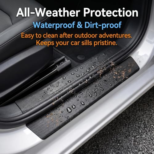 Door Sill Protectors for Mazda CX-30 2026 2025-2020 4 Pcs - Product Imagery