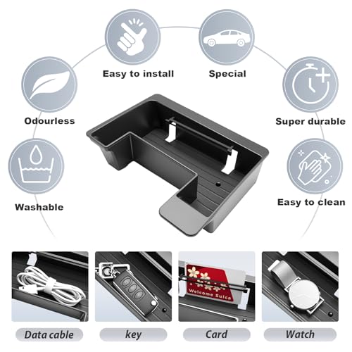 SKTU for 2025 2026 VW Tiguan Center Console Organizer for 2025 - Product Imagery