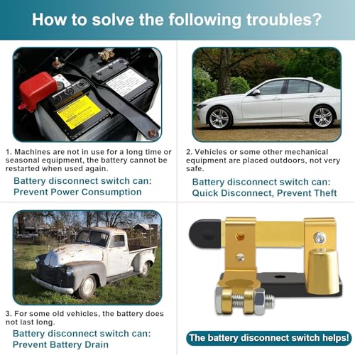Battery Disconnect Switch, Top Post Knife Blade Master Switch, - Product Imagery