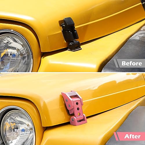 RT-TCZ for Wrangler TJ Hood Latches Catch Kit Compatible with - Product Imagery