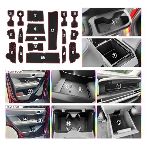 SKTU Door Slot Mat for 2024 2025 2026 Hyundai Santa Fe Door - Product Imagery