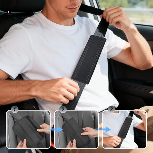 6 PCS Car Accessories Set, 14.5-15 Inch Car Steering Wheel - Product Imagery