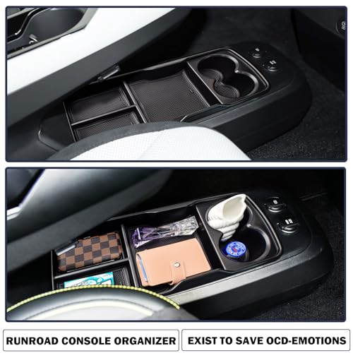 RUNROAD Center Console Organizer Tray For 2022-2026 Kia EV6 - Product Imagery