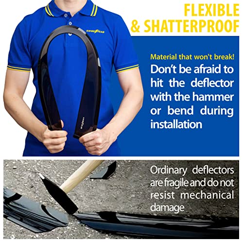 Goodyear Shatterproof in-Channel Window Deflectors for - Product Imagery