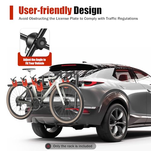 Bike Rack for Car, Car Bike Rack, Trunk Bicycle Rack Carrier, - Product Imagery