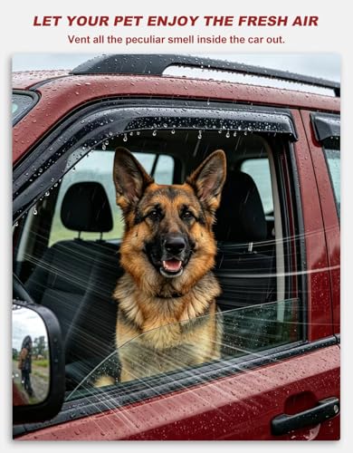 Outside-Mount Window Rain Guards for Honda CR-V CRV 2023-2026, - Product Imagery