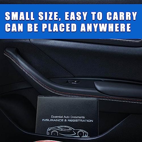 Ziciner Car Registration Insurance Holder, 2Pack Essential Auto - Product Imagery
