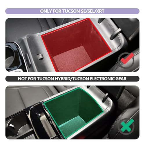 LUWU 2025 2026 Hynudai Tucson Center Console Organizer 2022-2026 - Product Imagery