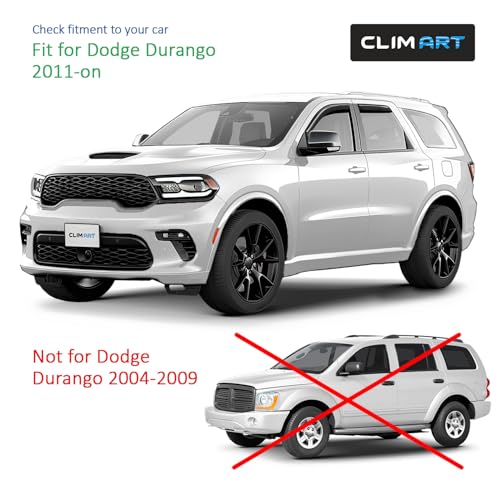 CLIM ART in-Channel Incredibly Durable Rain Guards for Dodge - Product Imagery
