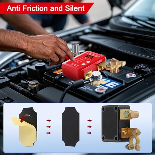 12V Smart Battery Disconnect Switch with Remote Control - - Product Imagery