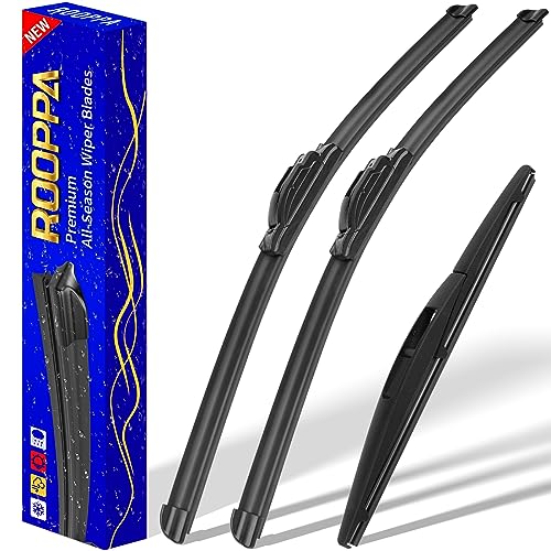 3 Wipers Fits Honda HRV HR-V 2016-2022 Wiper Blades - Product Imagery