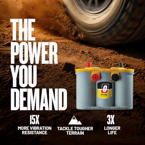 OPTIMA® Batteries High Performance D75/25 YELLOWTOP® Sealed AGM - Product Imagery