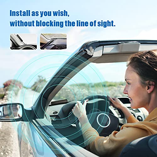 Eightwood Car Stereo FM Radio Antenna, Hidden Windshield - Product Imagery