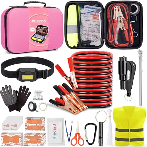 Car Roadside Emergency Kit, Car Safety Kit for Men Portable Car - Product Imagery