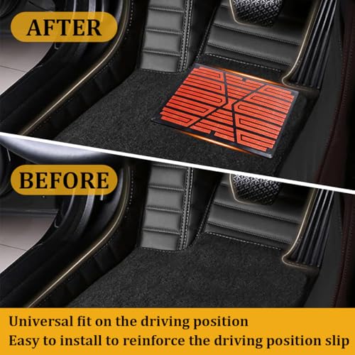 9.06 x 5.91 Inch PVC Floor Mat Repair Patch, Red - Product Imagery