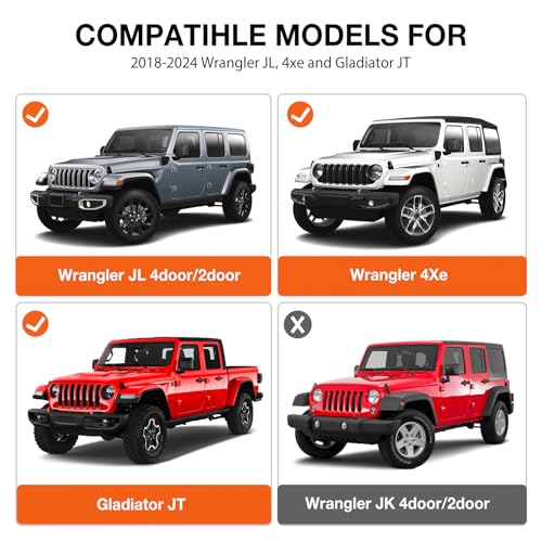 Door Cup Holder Compatible with Jeep Wrangler JL JLU 4XE - Product Imagery