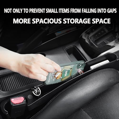 Car Seat Gap Filler Set of 2,Seat Gap Organizer, No Drop Seat - Product Imagery