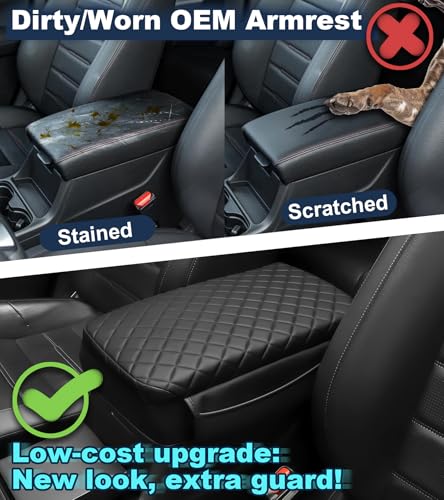Center Console Armrest Cover for Honda CRV 2023-2026 Accessories - Product Imagery