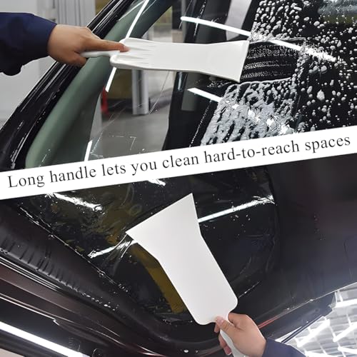Yourkar Car Bulldozer Squeegee, Flat Long Handle Window Tint - Product Imagery