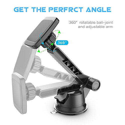 WixGear Dashboard Mount, Universal Magnetic Phone Holder for - Product Imagery