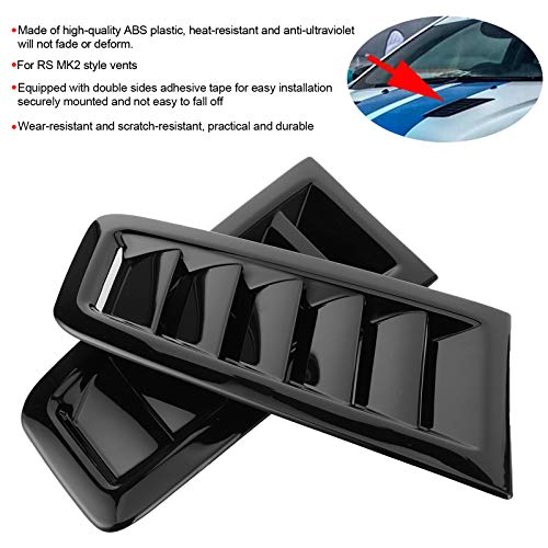 2PCS Universal Hood Air Vents for Car Hood Scoop, Bonnet Vent - Product Imagery