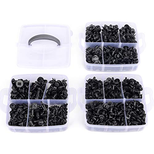 GOOACC 635Pcs Car Push Retainer Clips & Auto Fasteners - Product Imagery