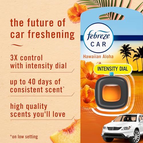 Febreze Car Air Freshener, Odor-Fighting Automotive Vent Clip, - Product Imagery