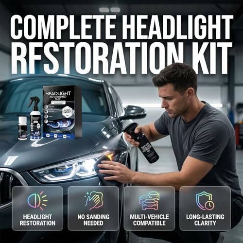 Automotive Headlamp Restoration Fluid Kit 2026 Headlight - Product Imagery