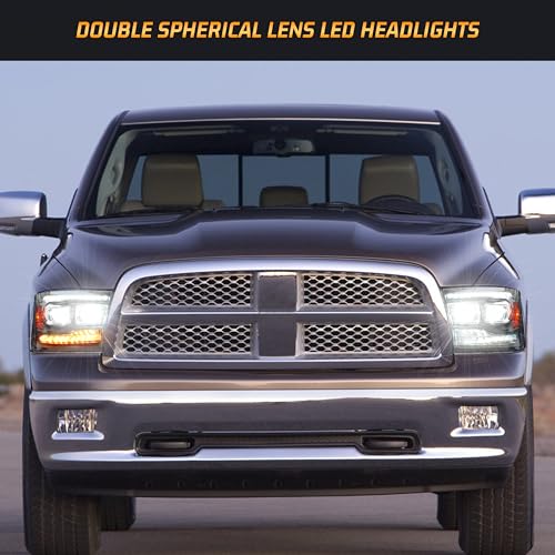 Full LED Headlight for 2009-2018 Dodge Ram 1500 Accessories - Product Imagery