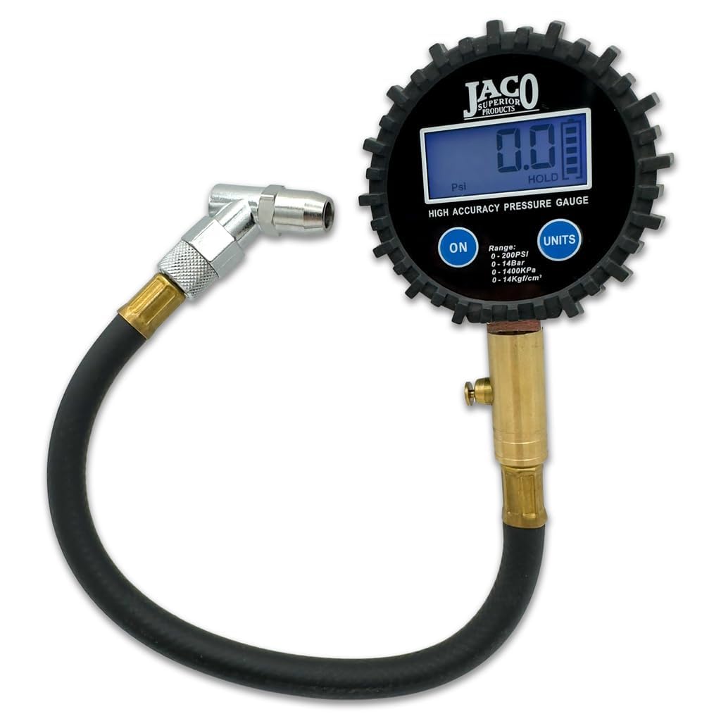 JACO Superior Products ElitePro Digital Tire Pressure Gauge - - Product Imagery